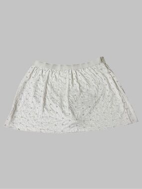 Dippin' Daisy's White Embroidered Eyelet Swimwear Skirt